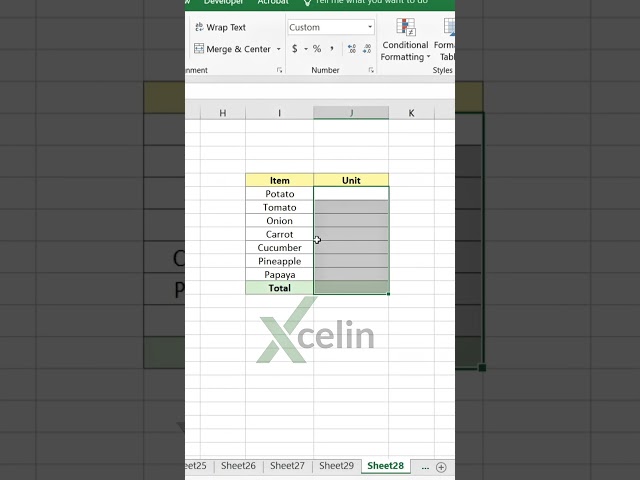 Sum with additional texts #xcelin #excel #sum #exceltips #shorts