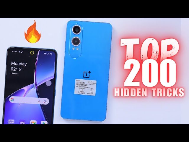 OnePlus Nord CE 4 Lite 5G Tips And Tricks | Top 200++ Hidden Features🔥🔥
