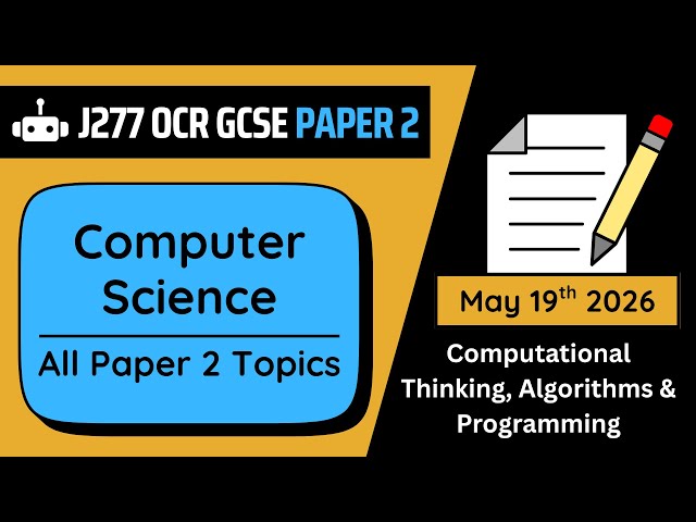 May 2026 - OCR GCSE Computer Science (Full Paper 2)