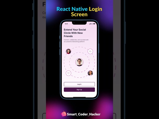 React Native Login UI Day-1 || React Native Complete Guide 2024 🤝