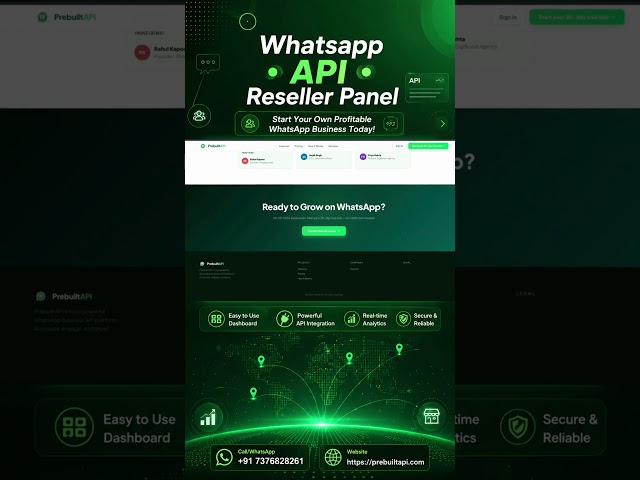 Whatsapp API Reseller Panel Fully Whitelable.