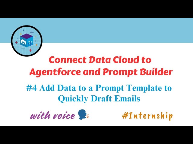 Add Data to a Prompt Template to Quickly Draft Emails || Connect Data Cloud to Agentforce