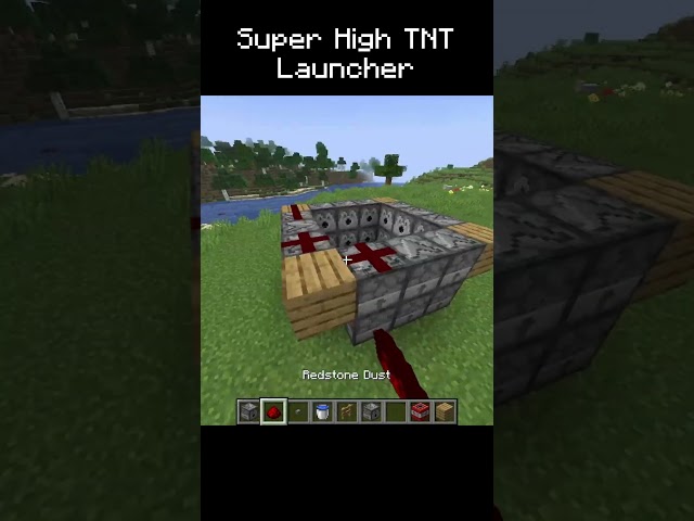 Minecraft TNT Launcher 💥 #minecraft #gaming #tnt #tntlauncher