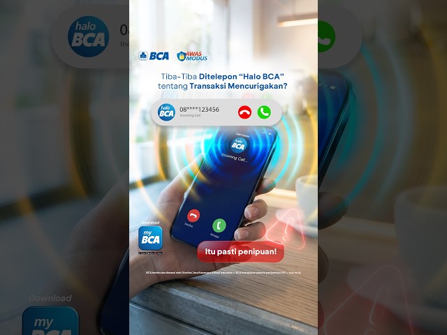 Received a call from someone claiming to be from BCA about a suspicious transaction?🤔