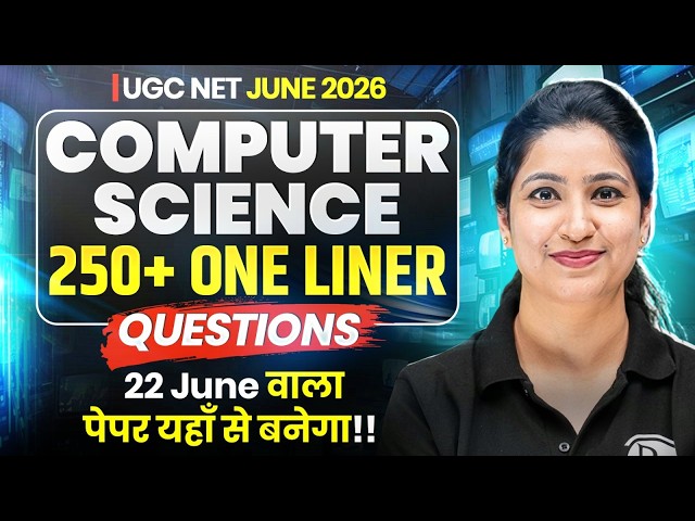 UGC NET Computer Science Paper 2 | UGC NET Computer Science One Liner PYQs Marathon