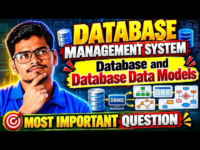 Types of Data Models in DBMS | Database & Data Models | DBMS 10 Marks Imp Question | Degree Classes