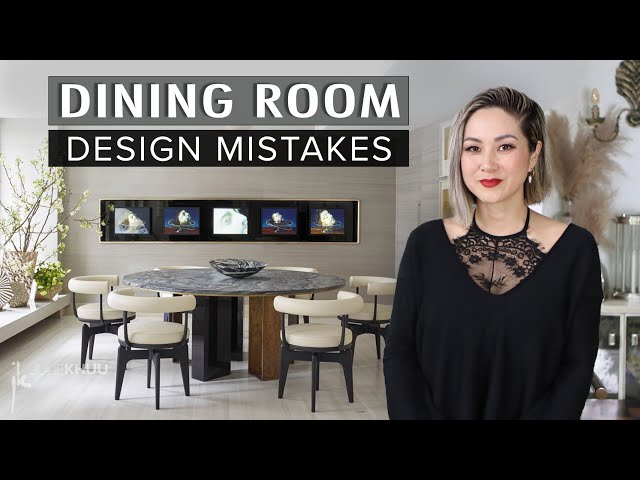 COMMON INTERIOR DESIGN MISTAKES + How to Fix Them | Dining Room Dos and Don'ts