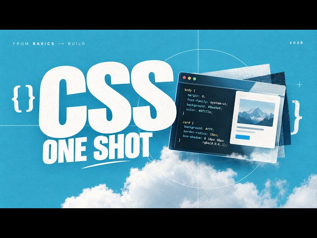 CSS One Shot (In Hindi) | Learn CSS Basics & Build a Web Card | Akash Roy