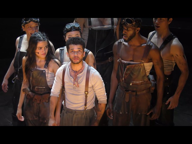 Jordan Fisher follows Maia Reficco way down under the ground - slime tutorial