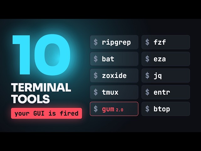 10 Terminal Tools So Good You'll Close Your GUI