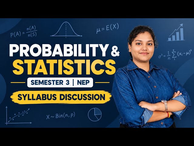 Probability & Statistics BCA Semester 3| Complete Syllabus Discussion| NEP 2026