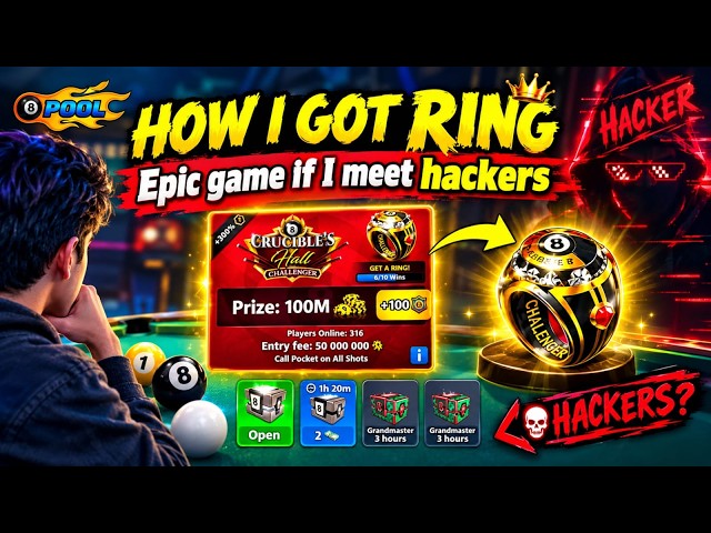 Let's Get Ring Ep 550 8 BALL POOL LIVE Epic event table #gaming #games #live #8ballpool