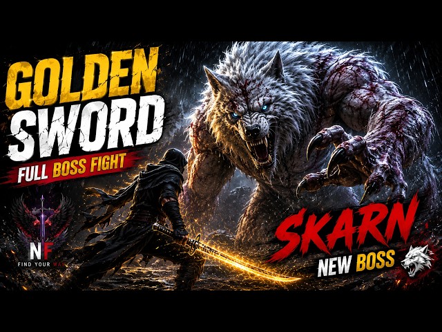 Golden Sword vs Skarn - Full Boss Fight | NF: Find Your Way