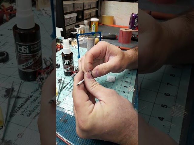how to make your own 1/24 1/25 scale distributor and spark plug wires.