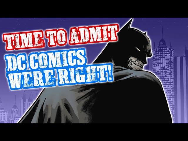 DC COMICS WERE RIGHT! Comic Book Industry Still in DENIAL