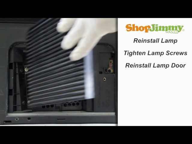 Toshiba DLP TV Repair - Replacing & Installing Toshiba Y66-LMP DLP Lamp - How to Fix DLP TVs