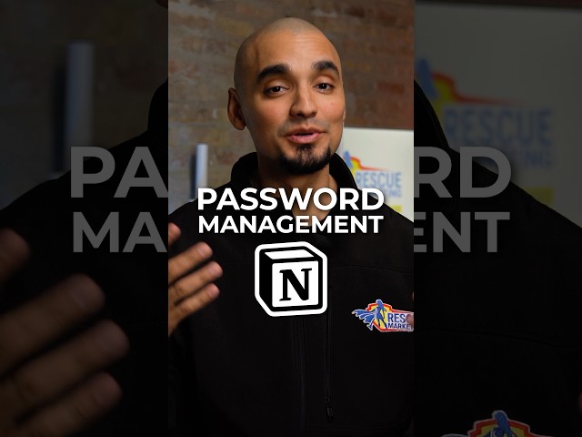 The Best Password Manager | Notion Template (FREE!)