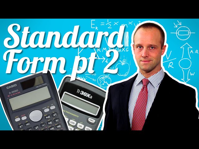 Standard Form pt 2 - GCSE IGCSE 9-1 Maths For Science - Succeed In Your GCSE and IGCSE