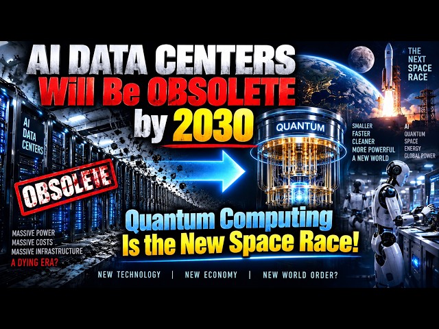 AI Data Centers Will Be OBSOLETE by 2030 — Quantum Computing Is the New Space Race!