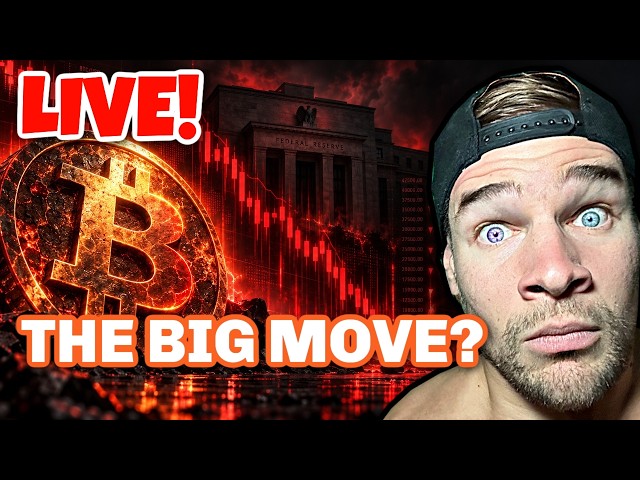 🔴 BITCOIN DUMPING — IS THIS THE BIG MOVE? | BTC LIVE TRADING