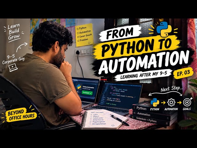 From Python to Automation 💻 | Learning After My 9–5 Corporate Job