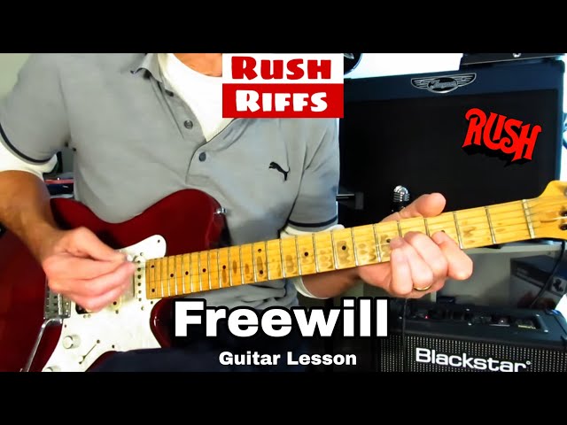 How to Play "Freewill" - Rush (Alex Lifeson). Guitar Lesson / Tutorial.