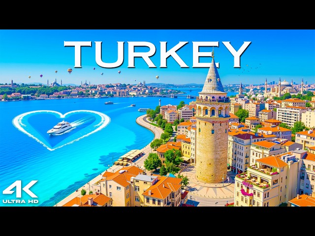 Turkey 🇹🇷 4K | Istanbul, Cappadocia & Turquoise Mediterranean Coast