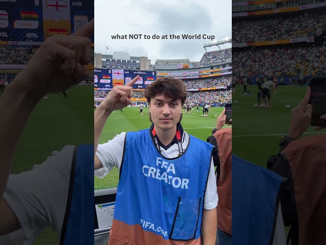 What not to do at the World Cup #ad #FIFAWorldCup