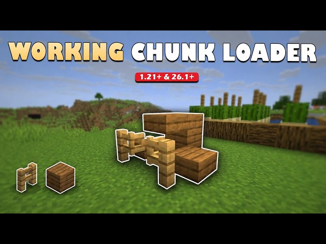 MINECRAFT: Chunk Loader 26.1+ (Bedrock/Java/PE)