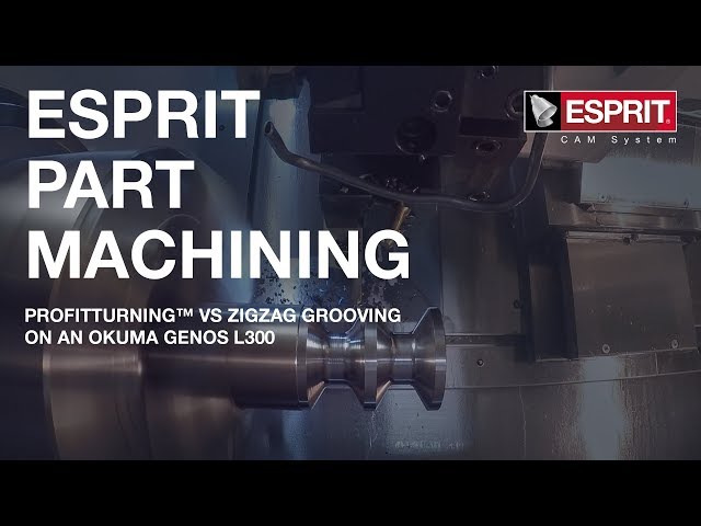 ESPRIT ProfitTurning VS ZigZag Grooving