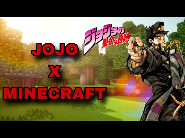 *NEW* JOJO X MINECRAFT REALM FOR MINECRAFT BEDROCK EDITION!