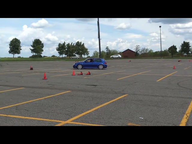 MK4 Volkswagen Golf R32 3.2 24v Autocrossing at Vagkraft 6