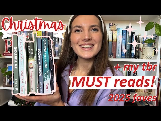 5⭐️ Christmas Books you should read! BEST Christian & Clean Holiday Romances❤️️+ my tbr!