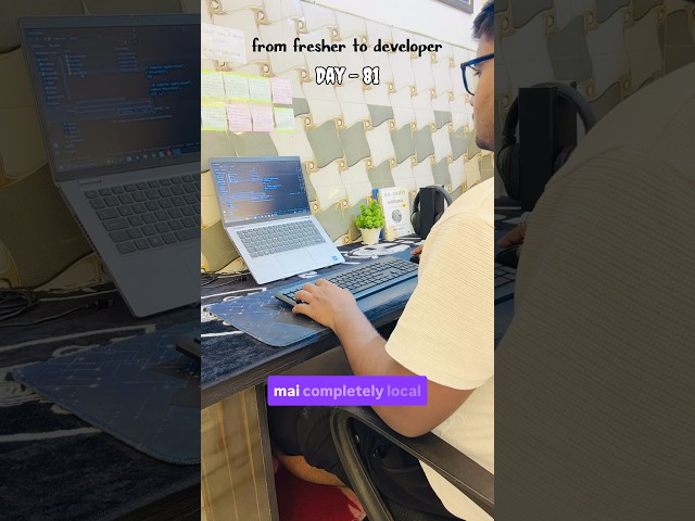 Day-81 from fresher to developer #webdevelopment #coding #dsa #job #freshers #journey