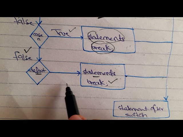 Execution flow of switch statement | Switch statement in C++ | C programming