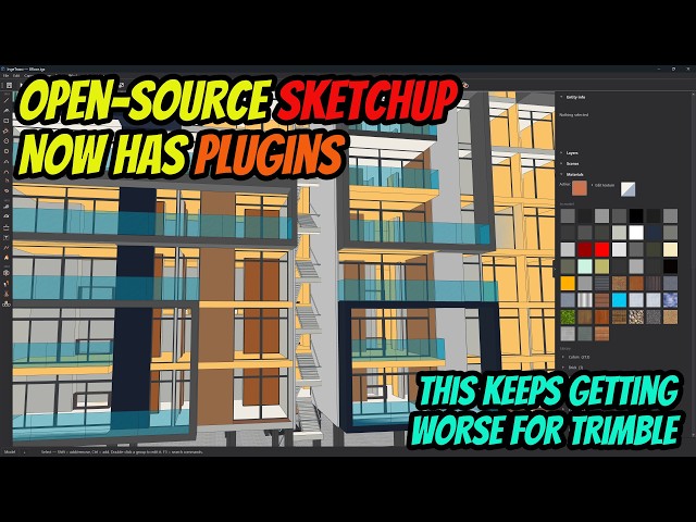 Open-Source SketchUp Now Has Plugins — This Keeps Getting Worse for Trimble
