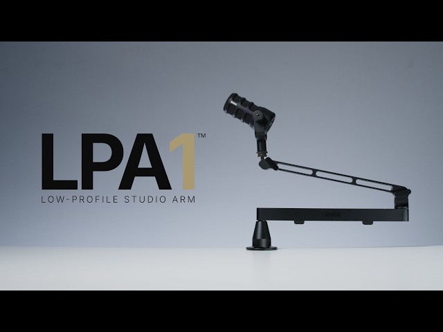 Introducing the RØDE LPA1 Low-Profile Studio Arm