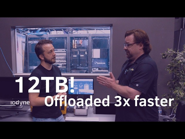 Offloading 12TB of data to central storage through AVID Nexis with iodyne Pro Data