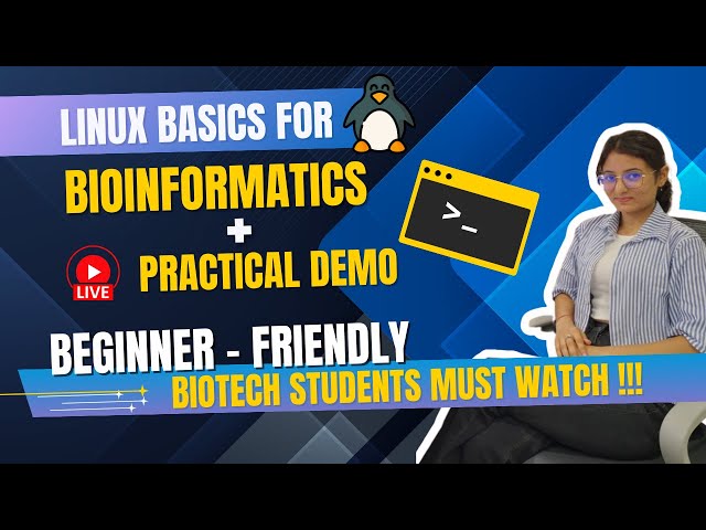 Linux Basics for Bioinformatics | Beginner-Friendly Tutorial with Practical Demo