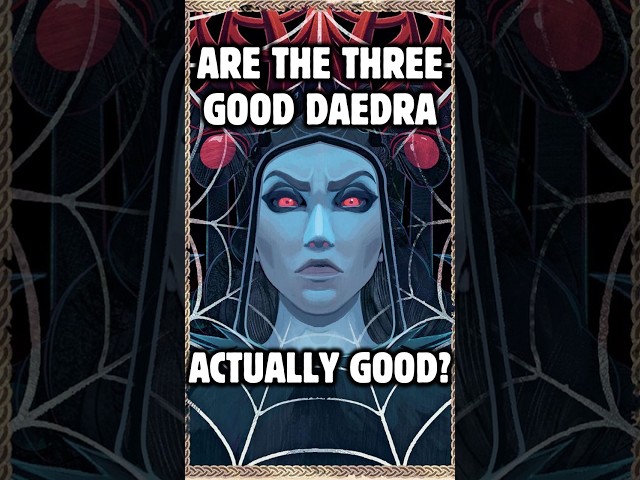 Why are the Three Good Daedra of Morrowind seen as Good?  #skyrim #elderscrolls #morrowind