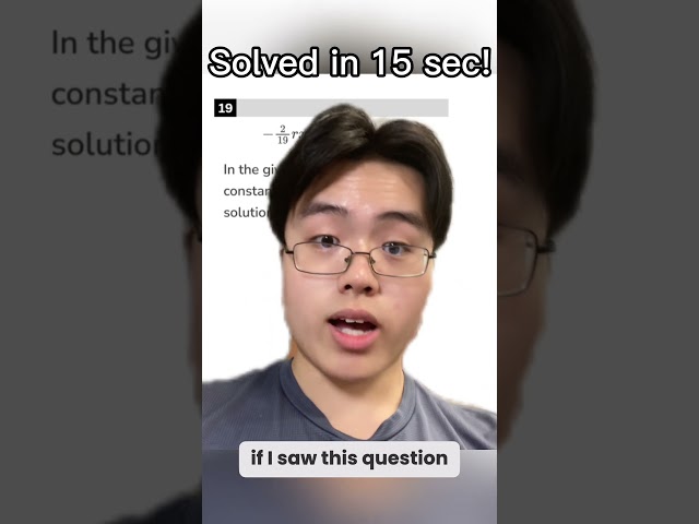 Solving SAT math questions in under 30 seconds pt.55 #justusedesmos #speedrun #satmath