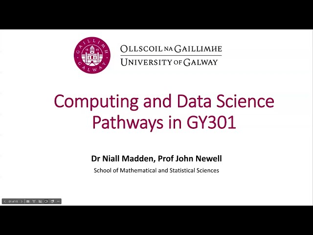 Computing and Data Science at University of Galway