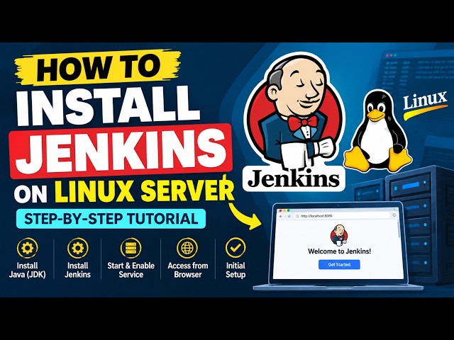 How to Install Jenkins on Linux Server | Jenkins Installation Step-by-Step Tutorial