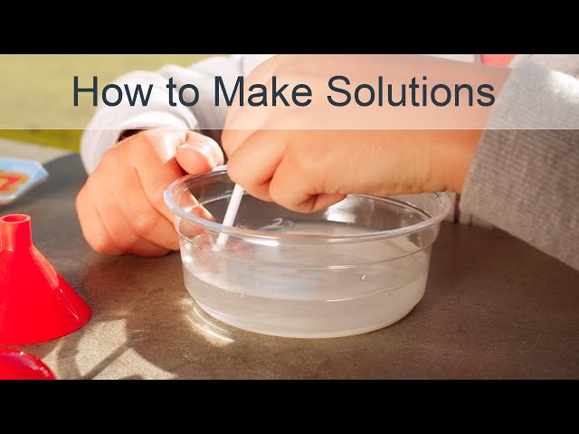 How to Make a Solution | Chemistry and Biology Techniques