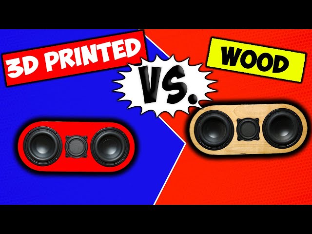 Is a 3d printed Speaker as GOOD as a Wooden Speaker? DIY Speaker Tested and Revealed