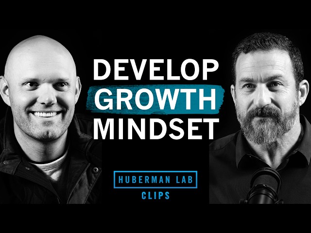How to Develop a High-Growth Mindset | James Clear & Dr. Andrew Huberman