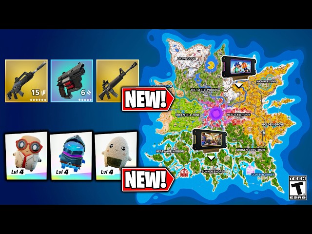 The NEW HUGE FORTNITE Update! (25 New Sprites, Prop Hunt & Double Pump)
