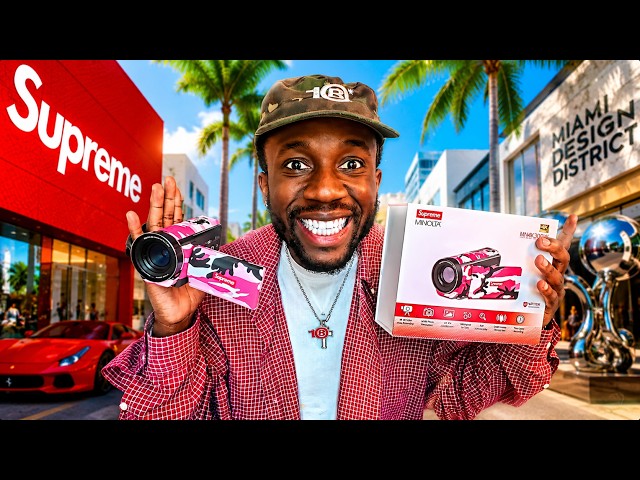 SUPREME MINOLTA 4K DIGICAM UNBOXING | PINK WOODLAND CAMO