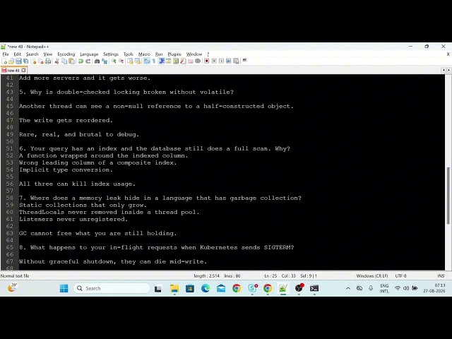 Java Backend Interview Questions that 90% of candidates can’t Answer 