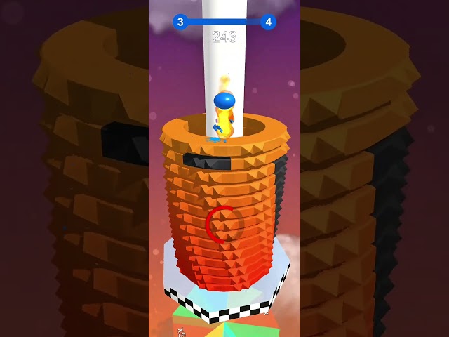 💥 Most Satisfying Stack Ball Smash Ever! Clean Win 😍 #gaming